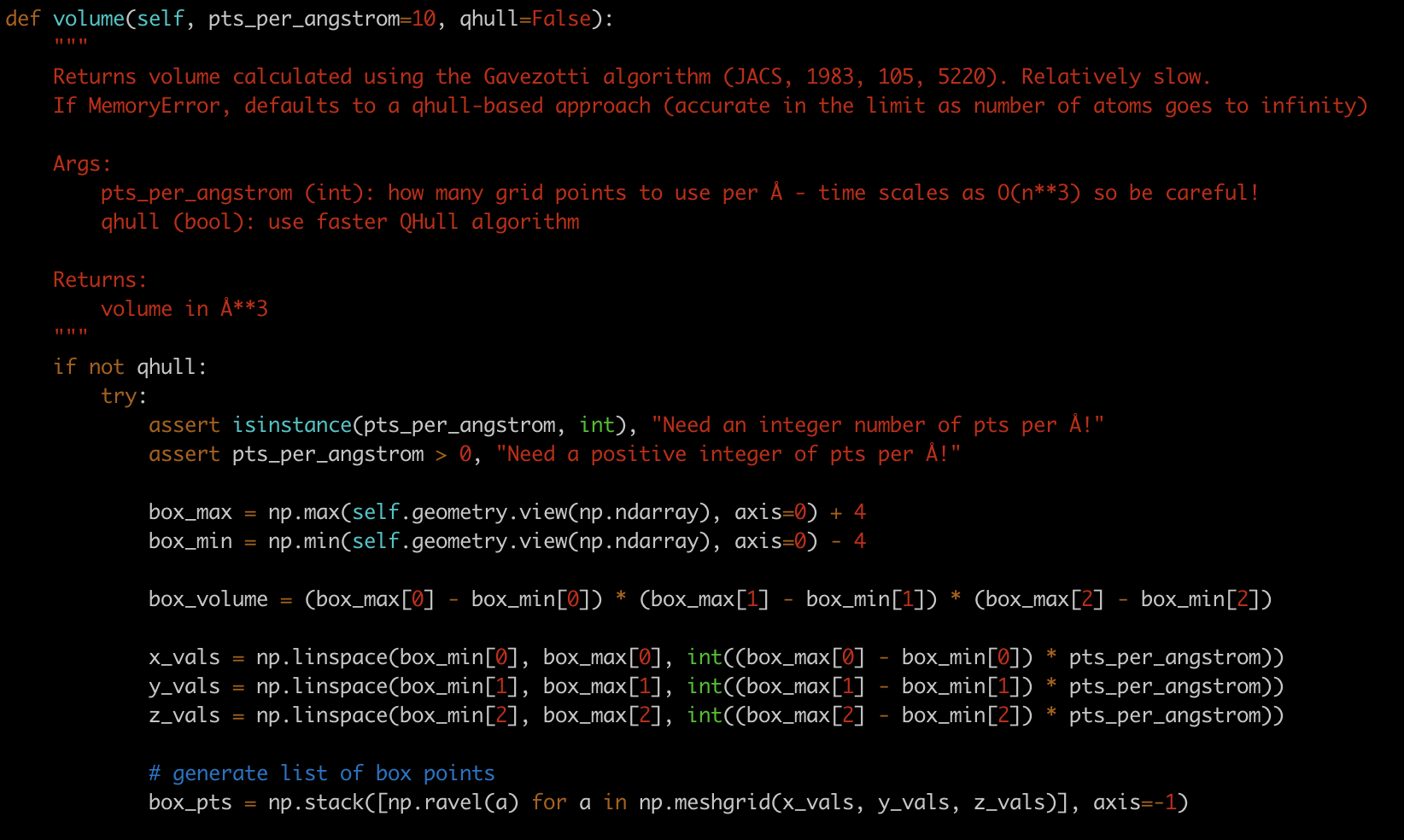 some python code